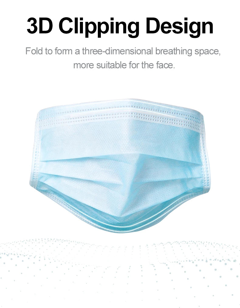 Disposable 3-layer Anti-Dust Face Mask